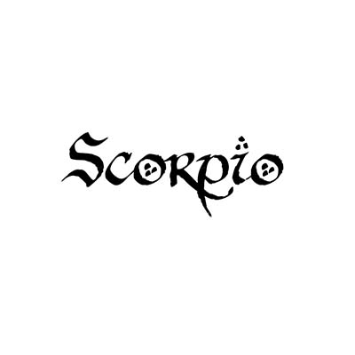 Design horoscope names scorpio Fake Temporary Water Transfer Tattoo Stickers NO.10165